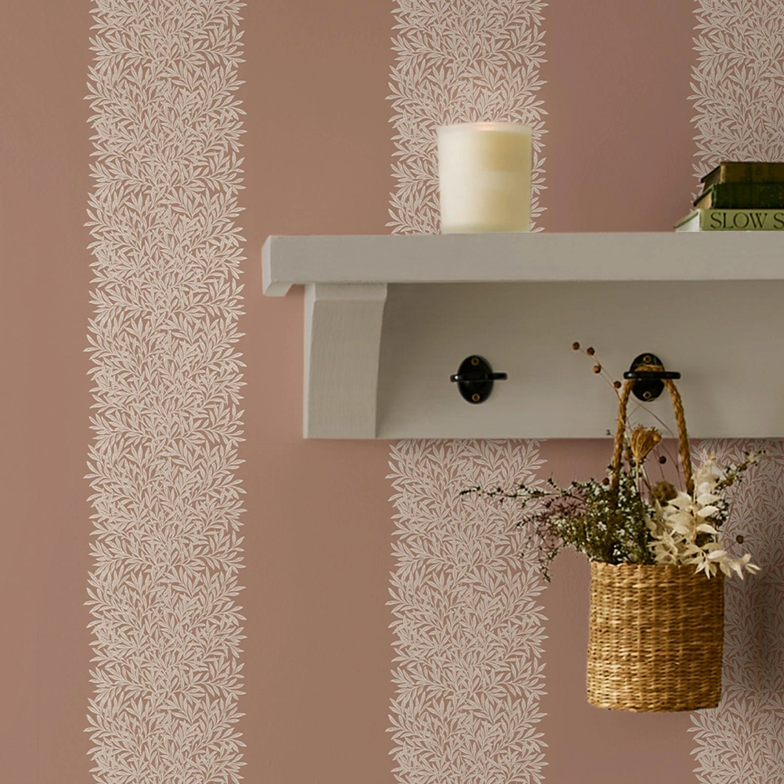 Willow Stripe Rose Wallpaper - 147076_ROOMSET_WILLOW STRIPE ROSE_02.jpg