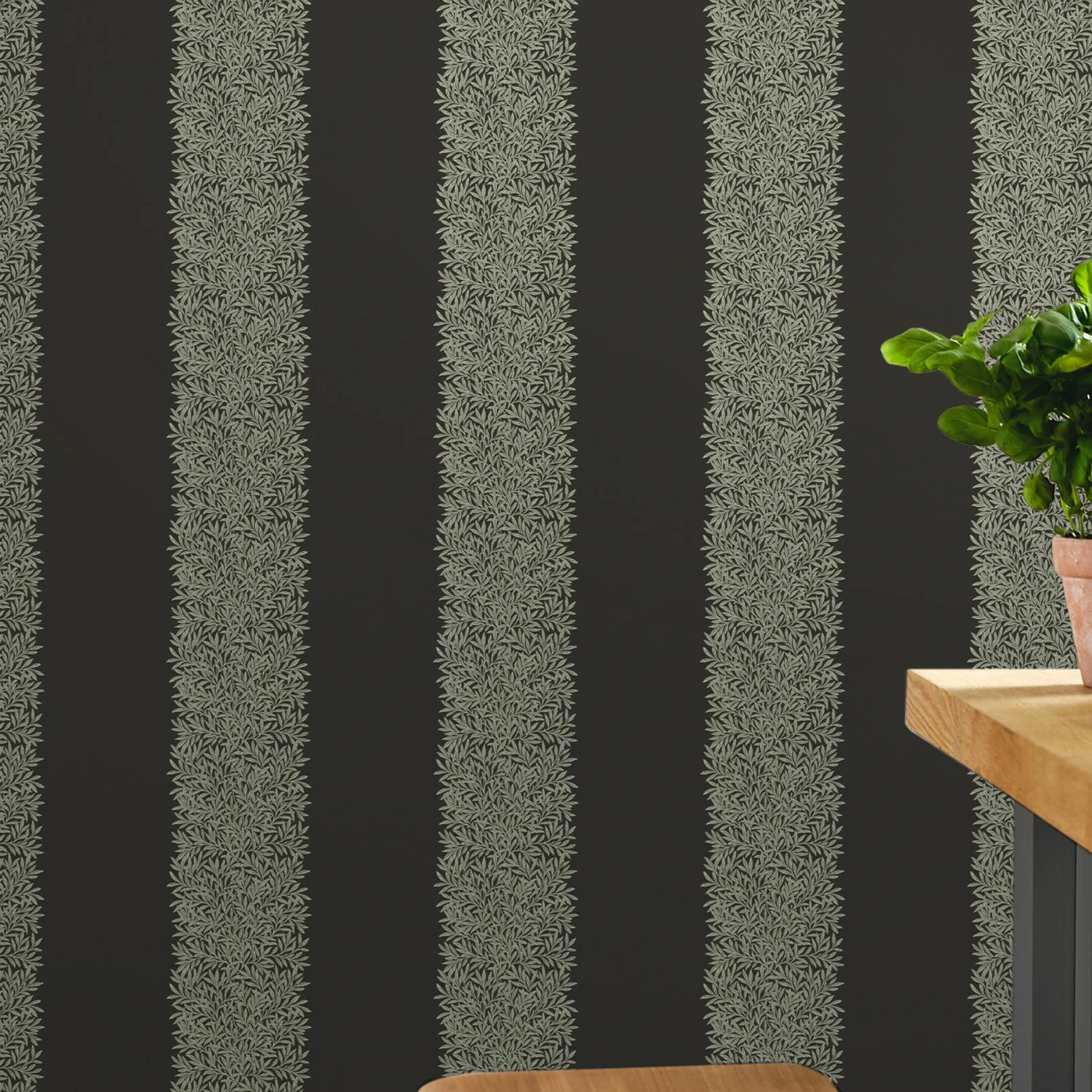 Willow Stripe Charcoal Wallpaper - 147080_ROOMSET_WILLOW STRIPE CHARCOAL_02.jpg
