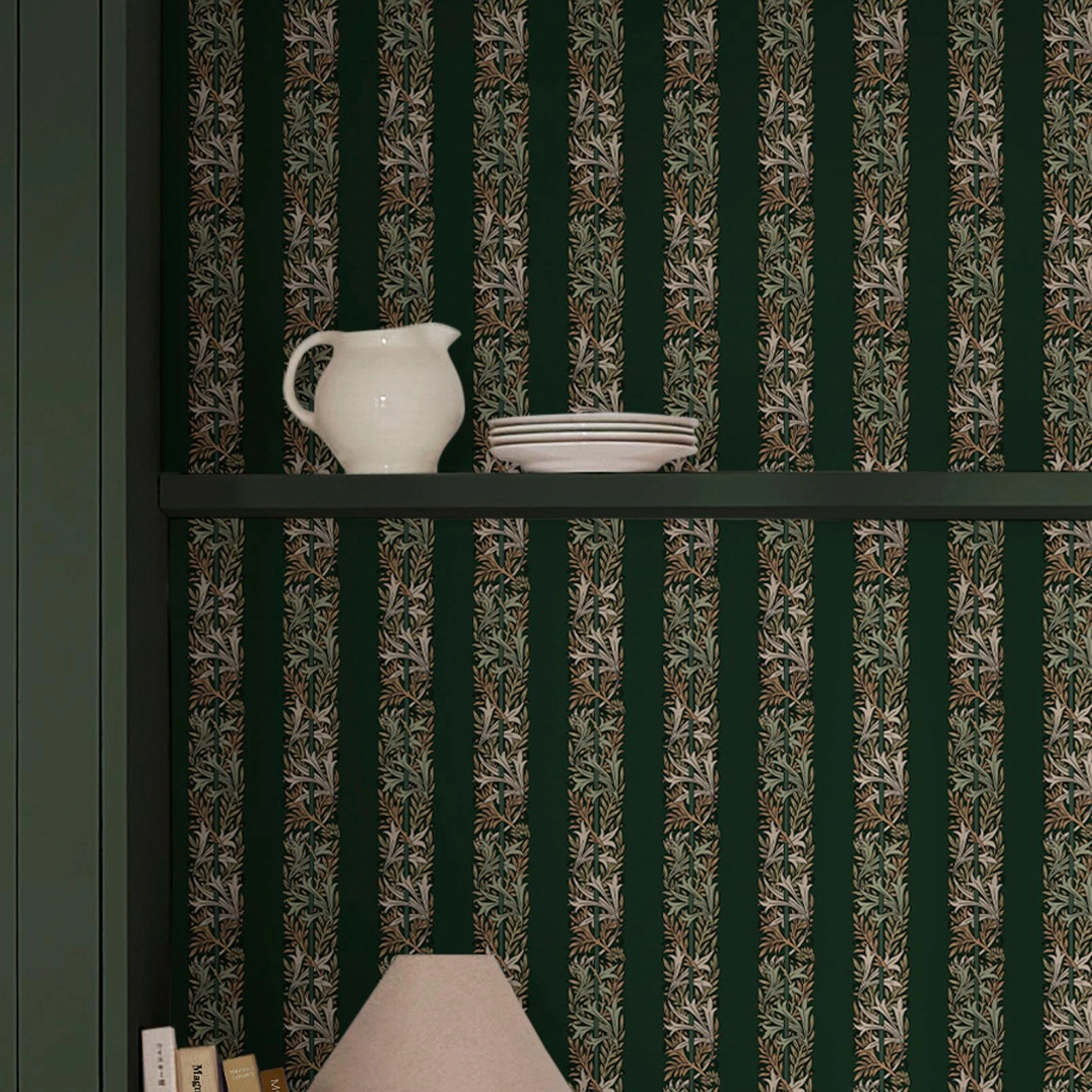 Love Is Enough Stripe Privet Green Wallpaper - 147073_ROOMSET_LOVE IS ENOUGH STRIPE PRIVET GREEN_01.jpg