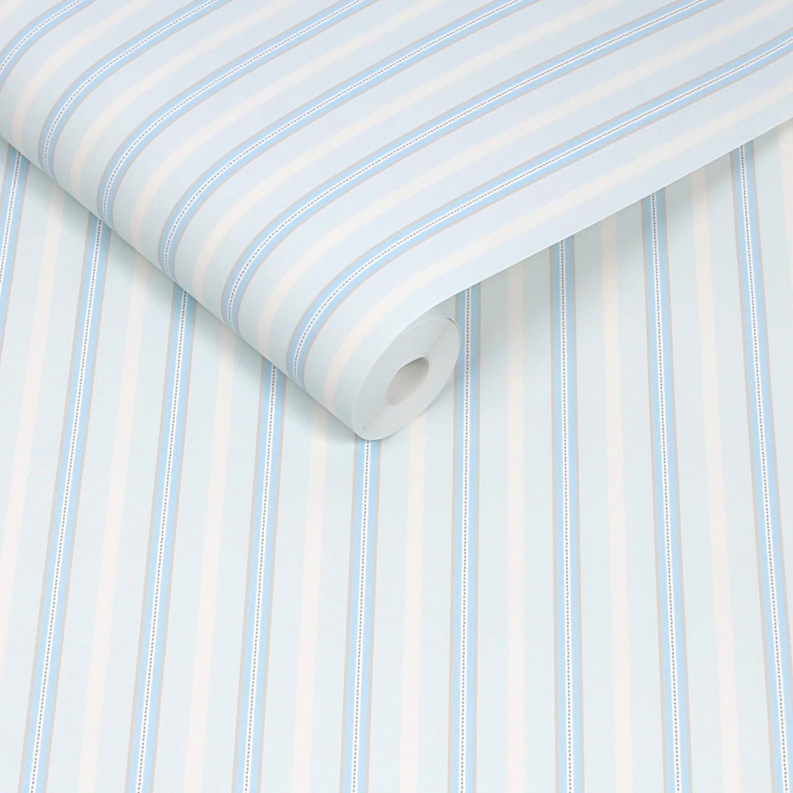 Cath Kidston Stitched Stripe Blue Wallpaper - 149142_ROLLSHOT_STITCHED STRIPE BLUE_01.jpg