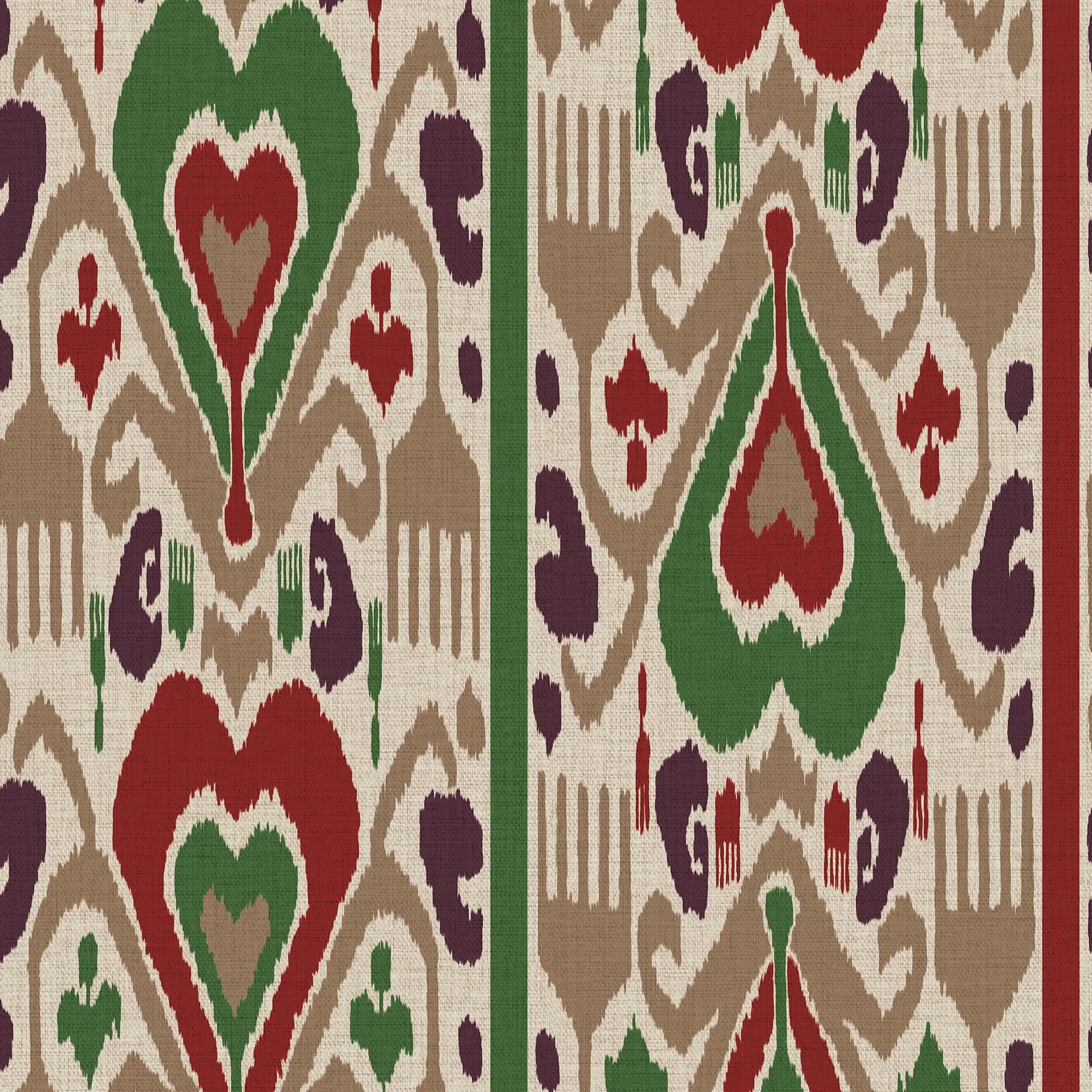 Joules Artisanal Ikat Multi Wallpaper - 149543_TILE_ARTISANAL IKAT MULTI_01.jpg