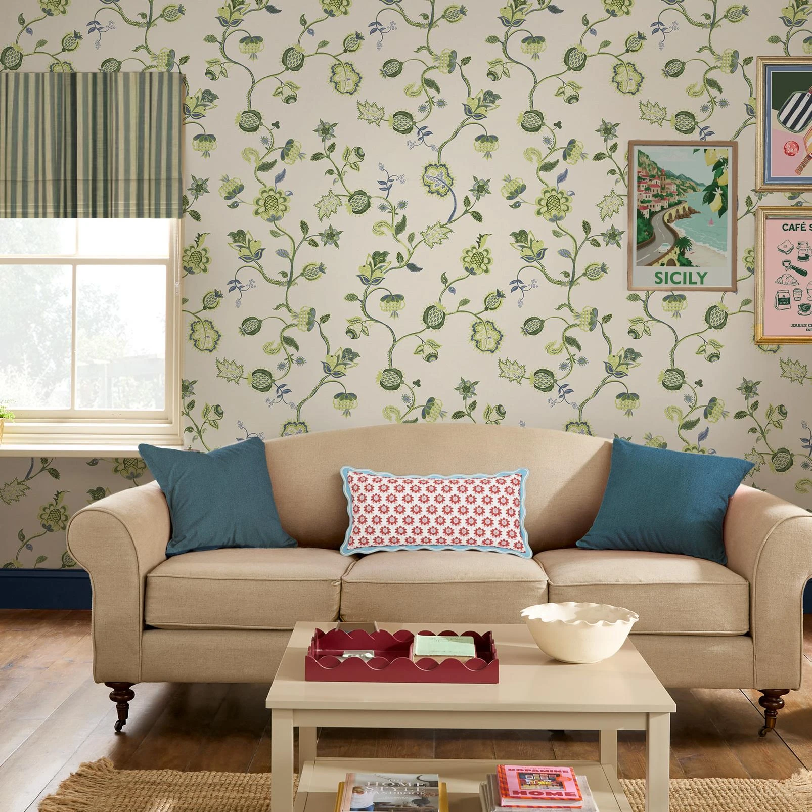 Joules Tree Of Life Floral Green Wallpaper - 149570_ROOMSET_TREE OF LIFE FLORAL GREEN_01.jpg