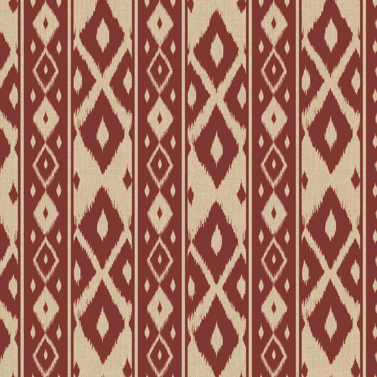 Joules Ikat Stripe Red Wallpaper - 149531_TILE_IKAT STRIPE RED_01.jpg