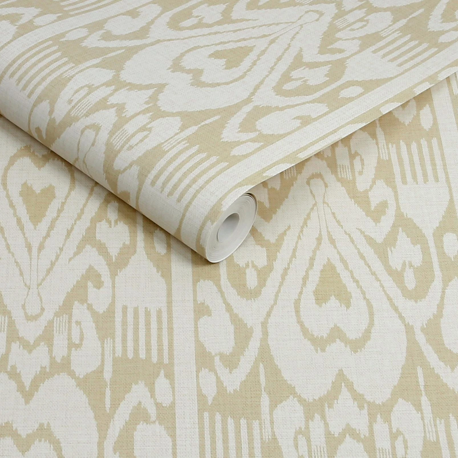 Joules Artisanal Ikat Cream Wallpaper - 149540_ROLLSHOT_ARTISANAL IKAT CREAM_01.jpg