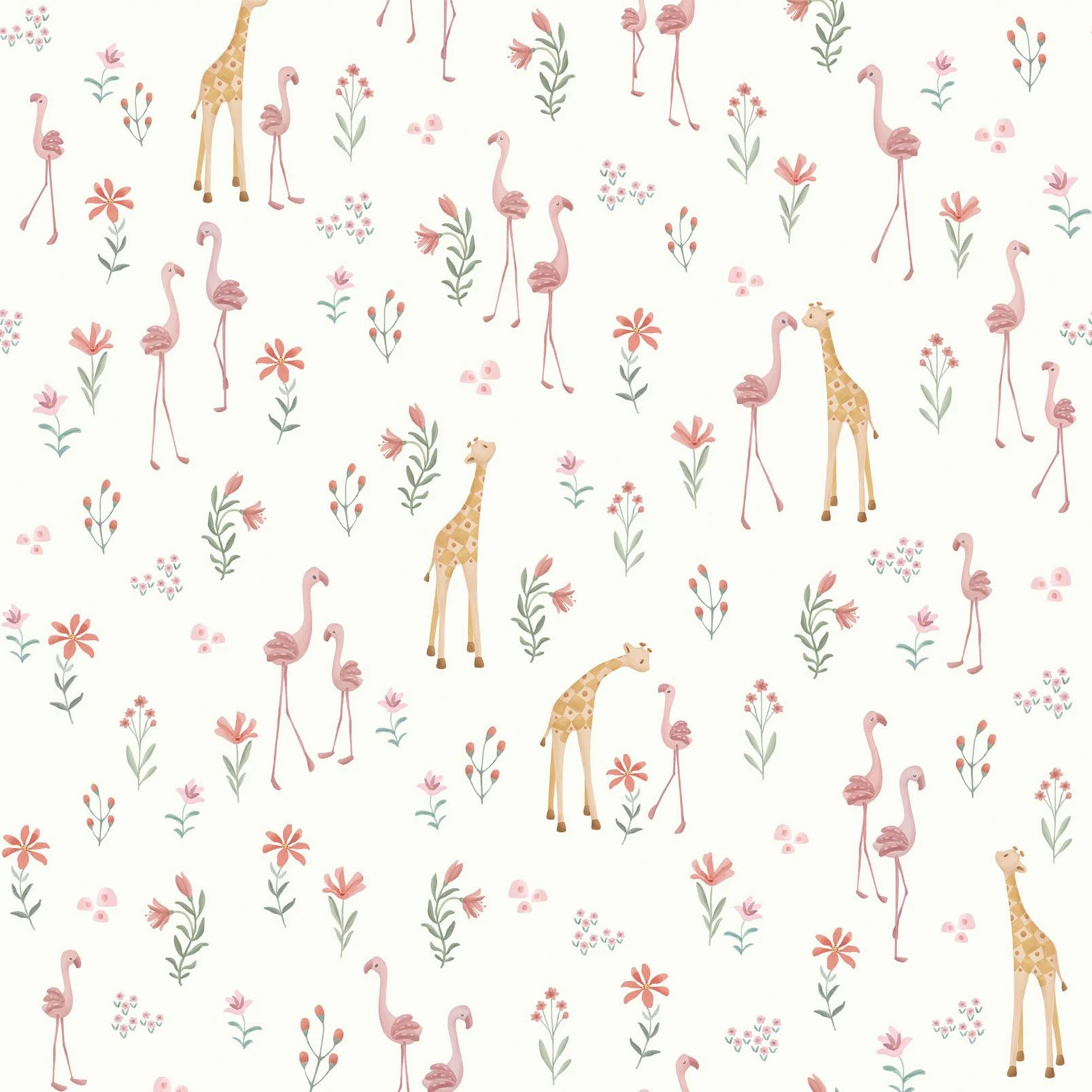 Little Dutch Blooming Safari Wallpaper - WD115047_TILE_BLOOMING_SAFARI_01.jpg