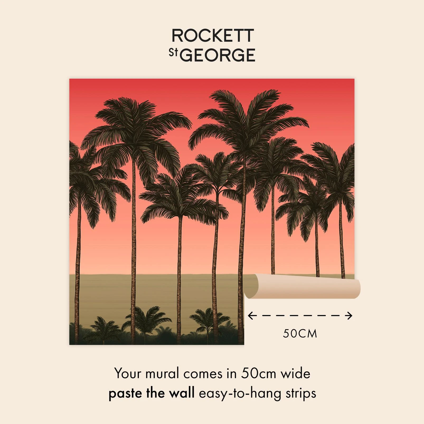 Rockett St George Palm Paradiso Coral Bespoke Mural - 150178_INFO_PALM PARADISO CORAL_02.jpg