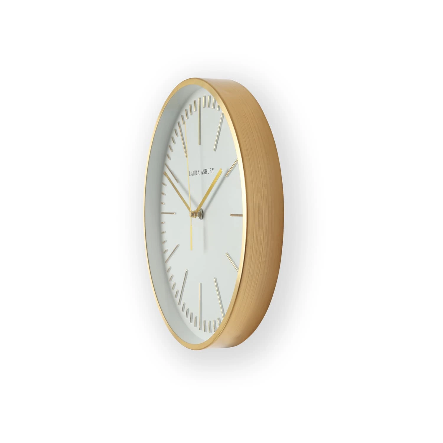Glenn Gold Contemporary Metal Clock