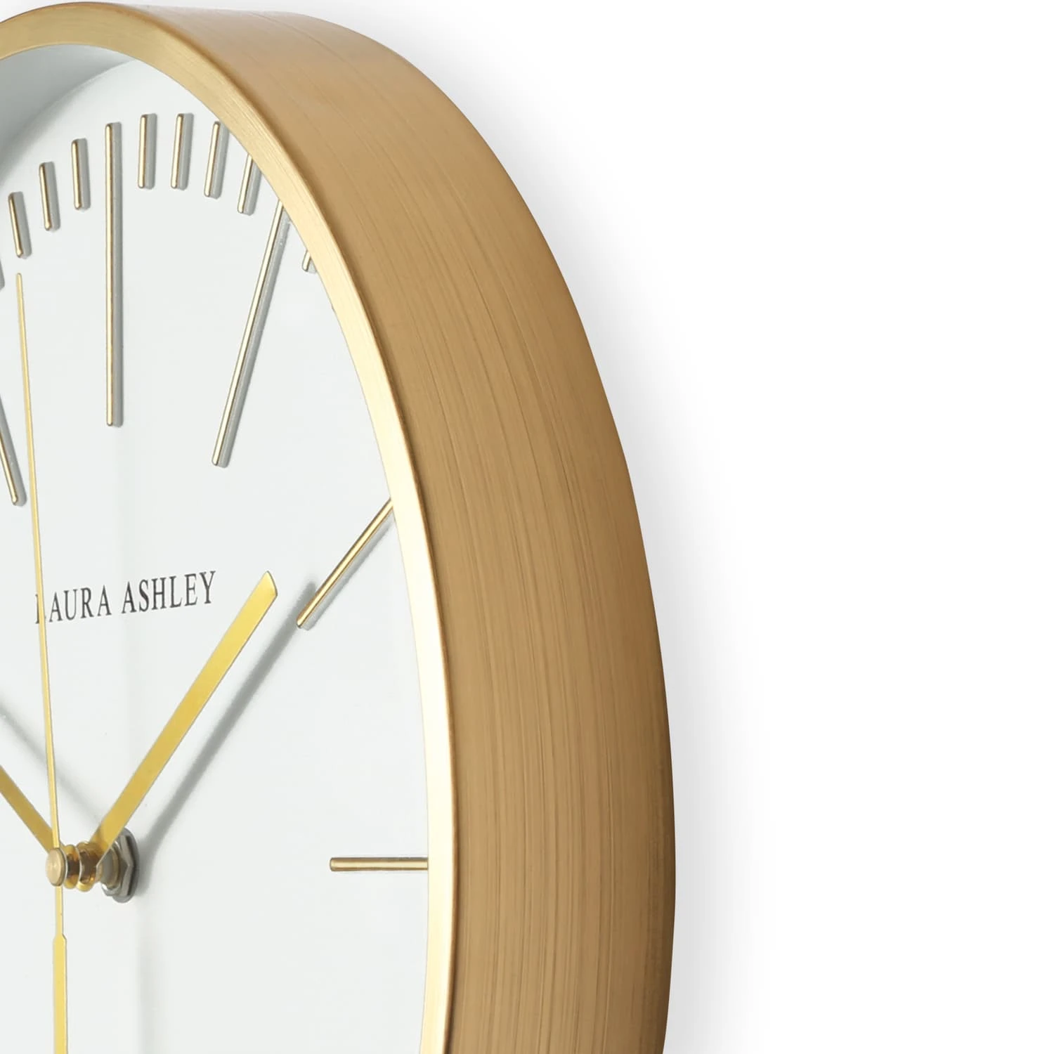 Glenn Gold Contemporary Metal Clock