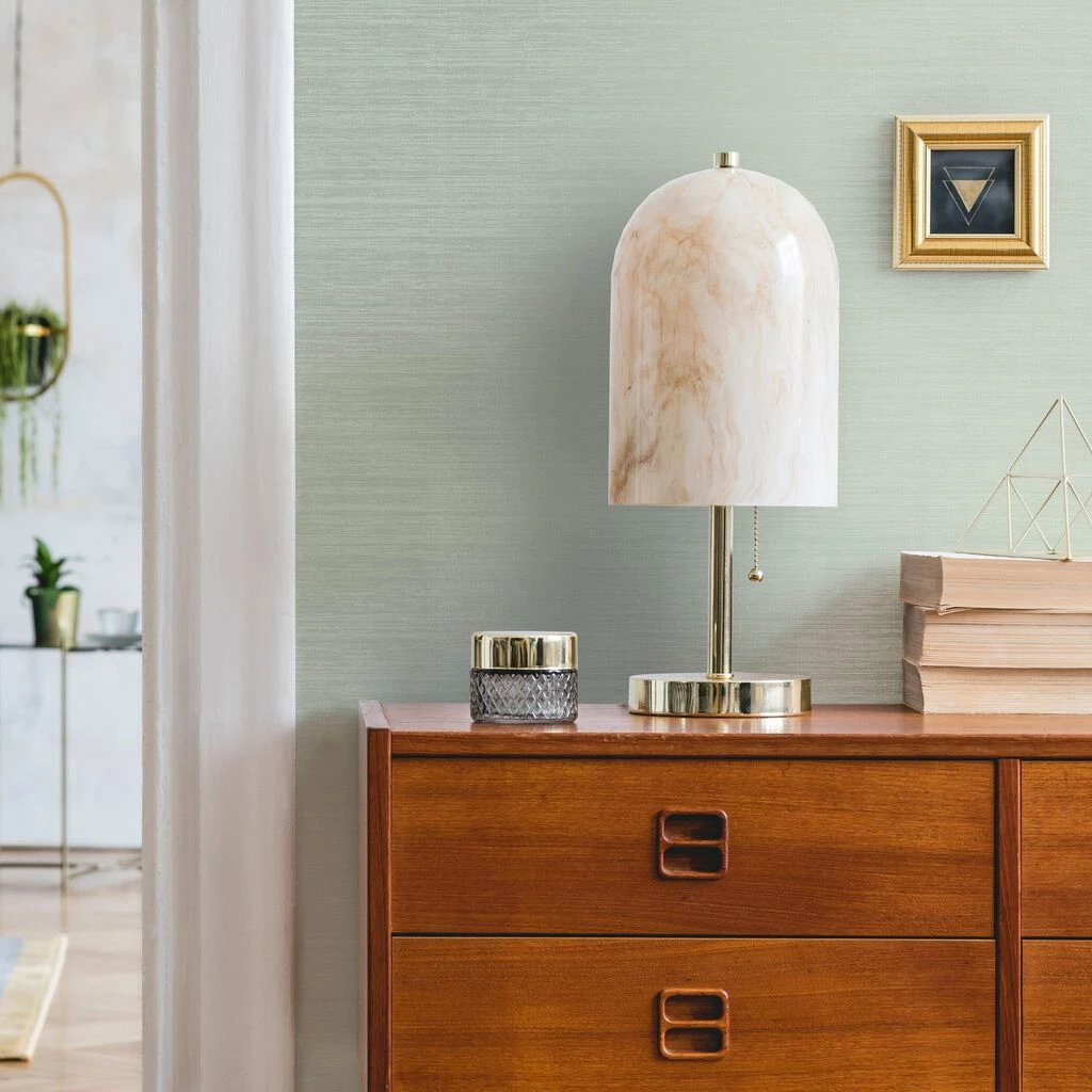 gilded texture sage wallpaper
