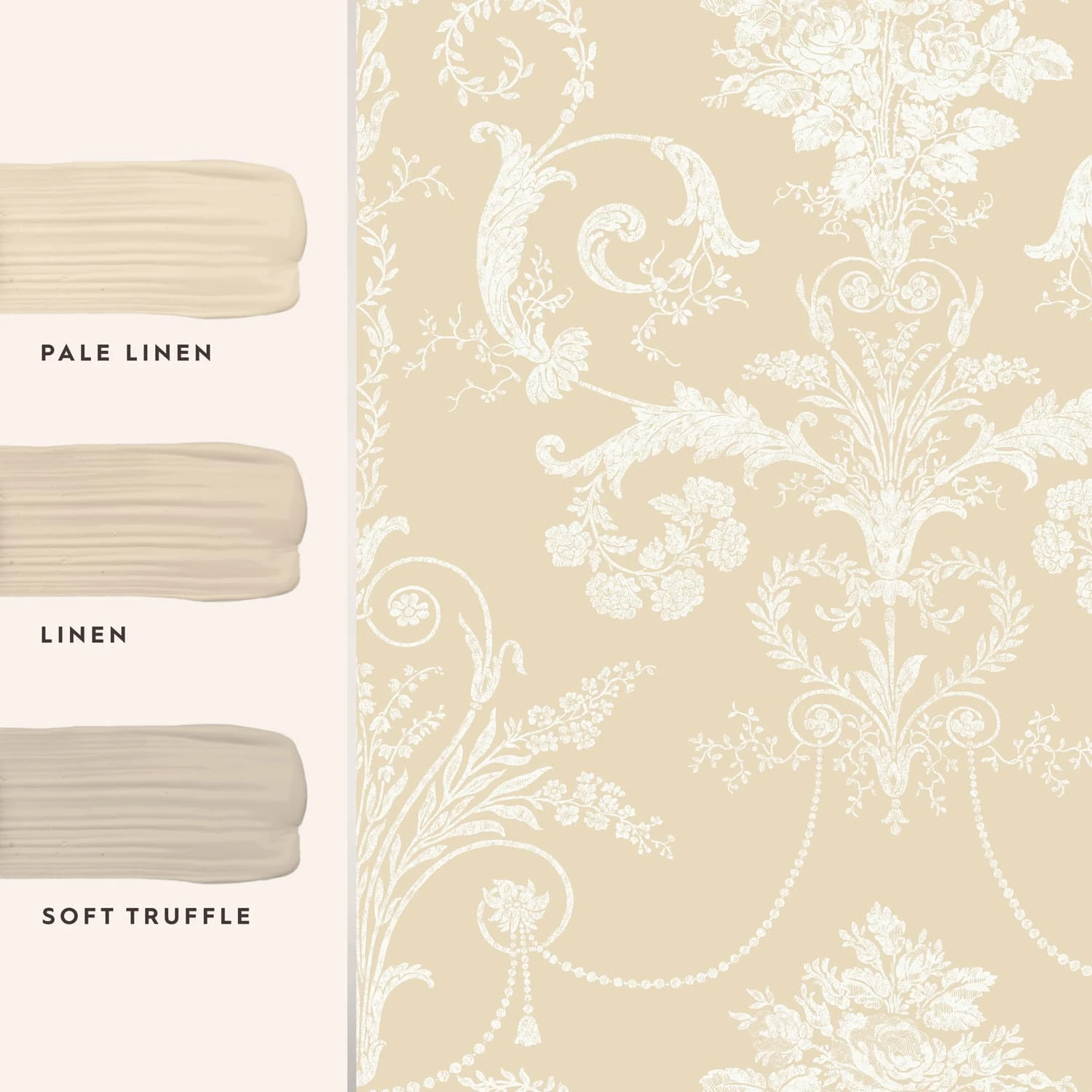 Laura Ashley Josette Linen Wallpaper