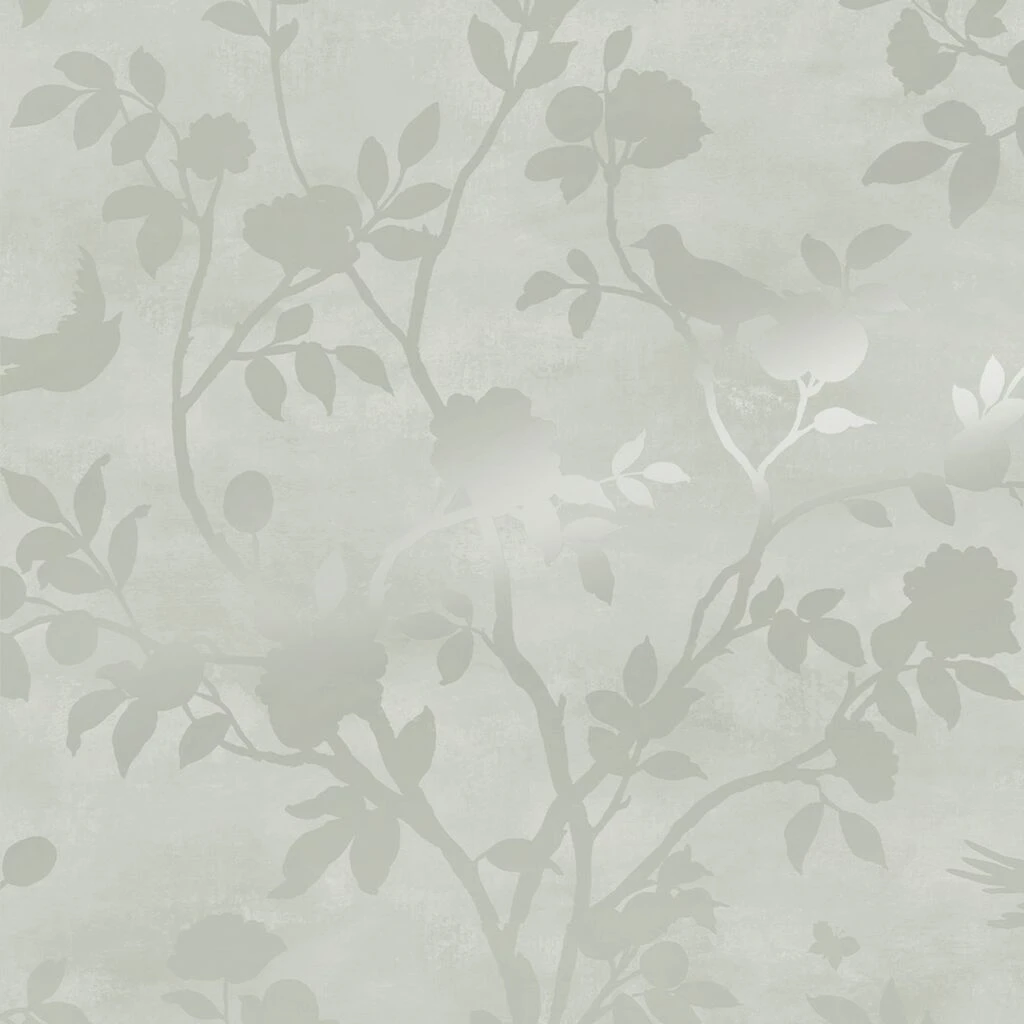 laura ashley eglantine silhouette eau de nil wallpaper