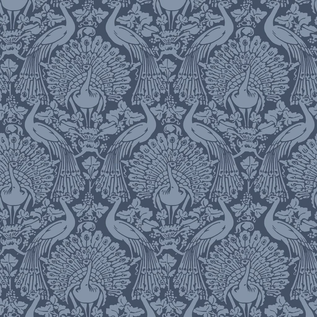 laura ashley peacock damask dusky seaspray wallpaper