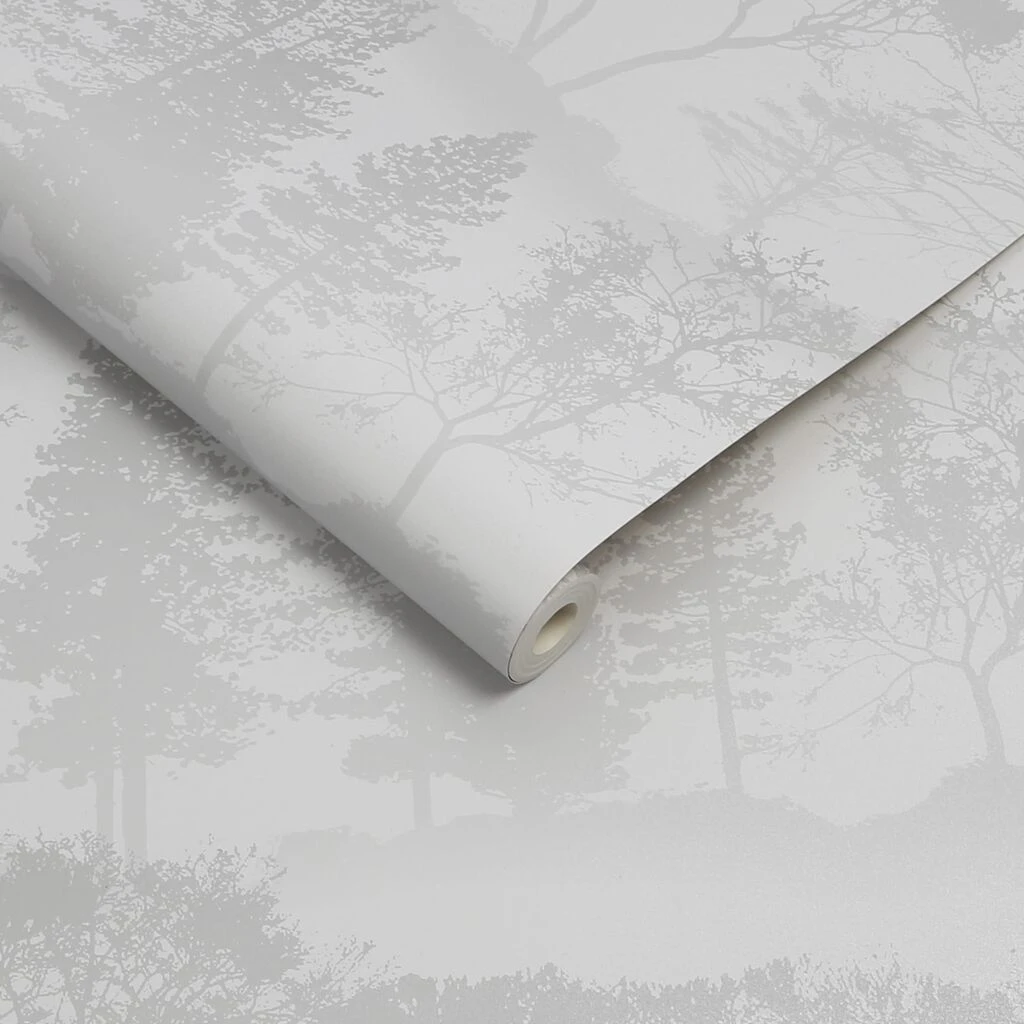 Misty Morning Grey Wallpaper