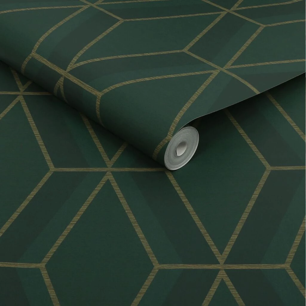 next optical triangle green wallpaper