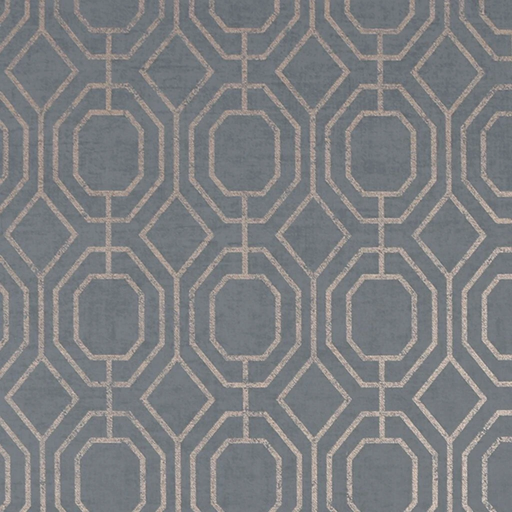 luxe geo charcoal wallpaper