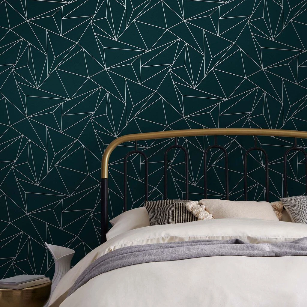 next scatter geo teal wallpaper