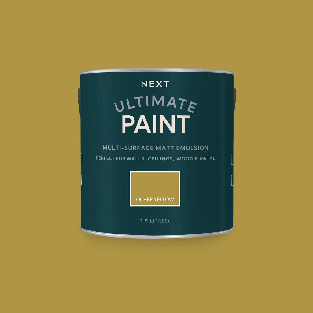 next ochre yellow paint
