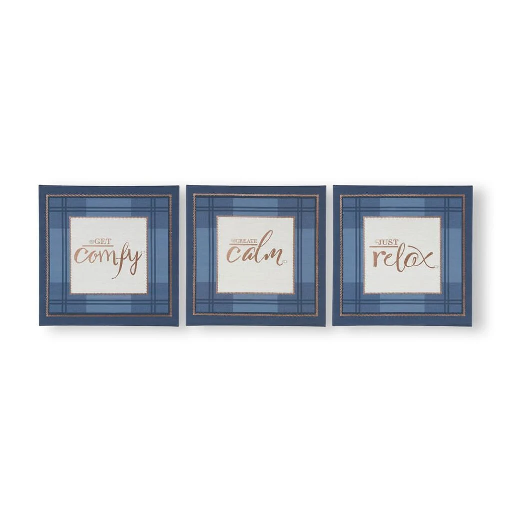 Heritage Tweed Trio Wall Art