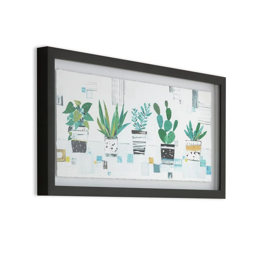 house plant haven framed print