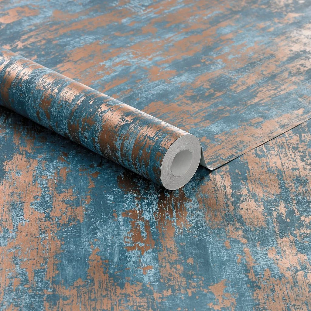 industrial texture turqouise wallpaper