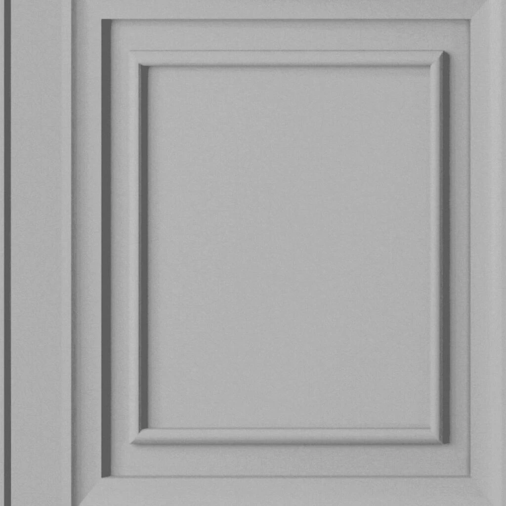 Laura Ashley Redbrook Wood Panel Silver Wallpaper