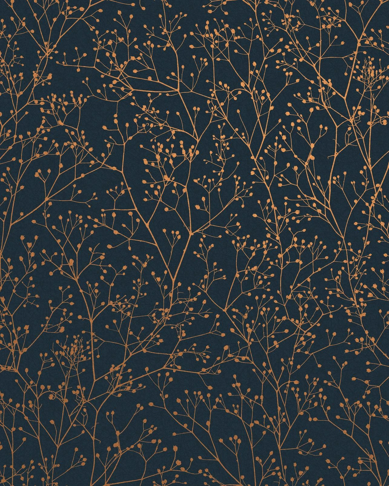 Gypsophila Midnight & Copper Wallpaper by Clarissa Hulse - 120381_TILE_01.jpg