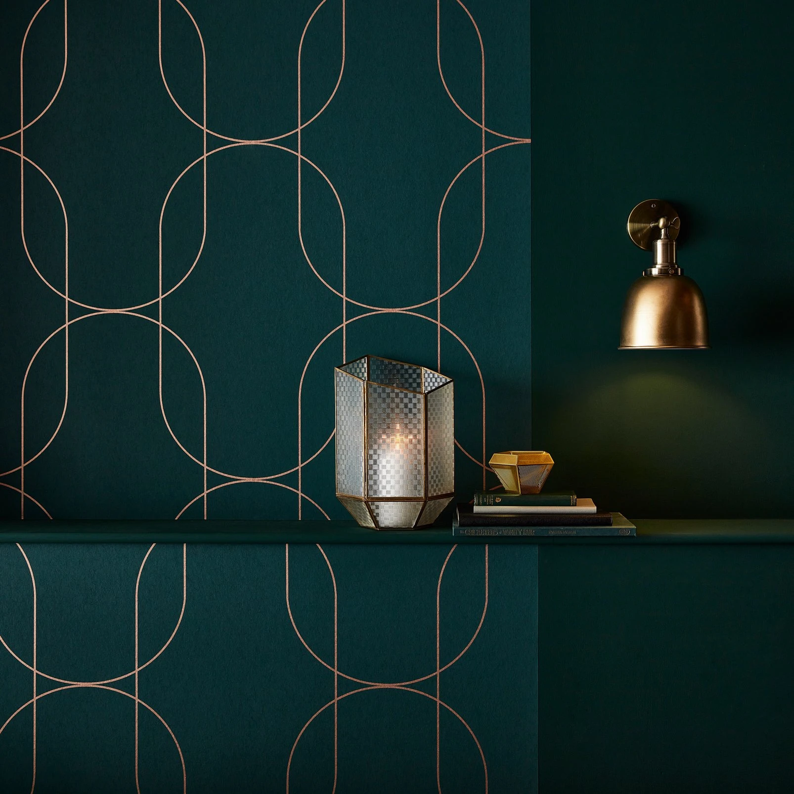 Palais Green & Copper Wallpaper - 112190_ROOMSET_PALAIS GREEN & COPPER_01.jpg